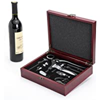 Los mejores  - Cooko Abridor de Vino-Abrebotellas Sacacorchos-Set de Accesorios-9 Piezas